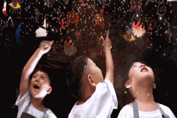 蓝色金少儿美术